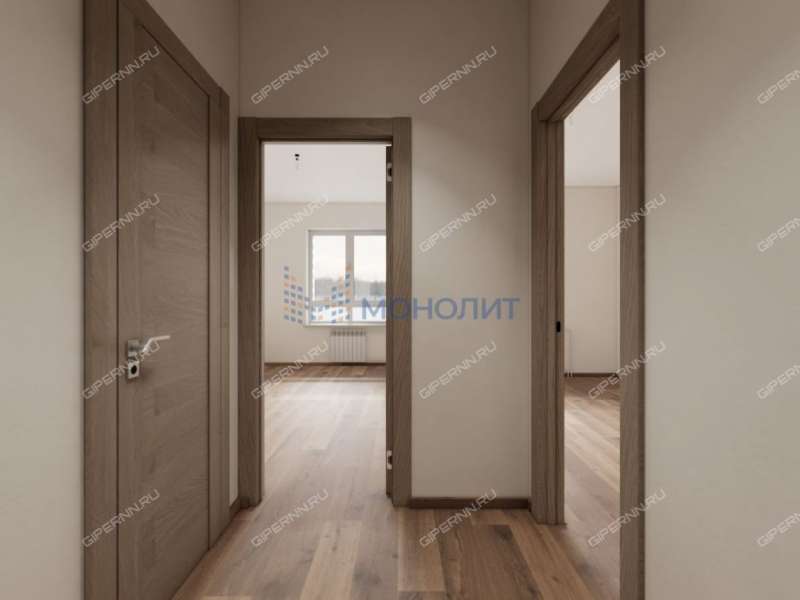 двухкомнатная квартира на Красноуральской улице